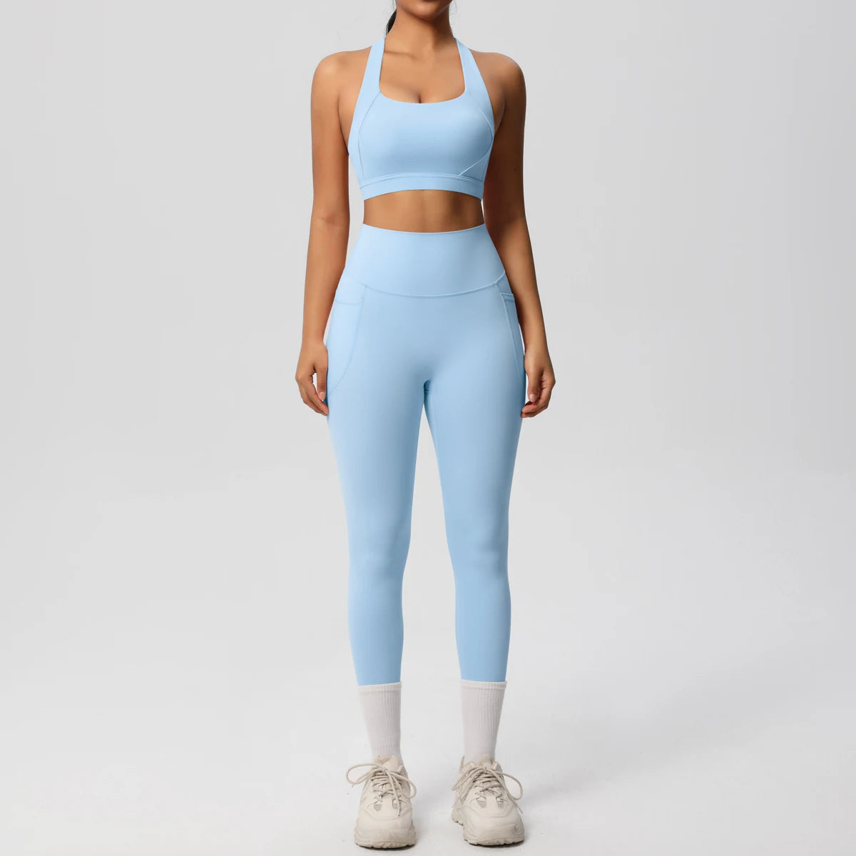 Yoga Suit Sports Set Womens Sportswear Sports Women's Yoga Bra Tummy Control Slimming Booty Leggings Women's Tracksuit