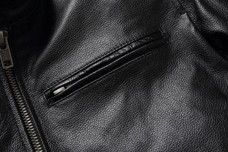 Men's Cycling Jacket Retro Casual Loose  Outdoor Cycling Hiking Camping Travel Home Workwear Men's Motorcycle Leather Jacket