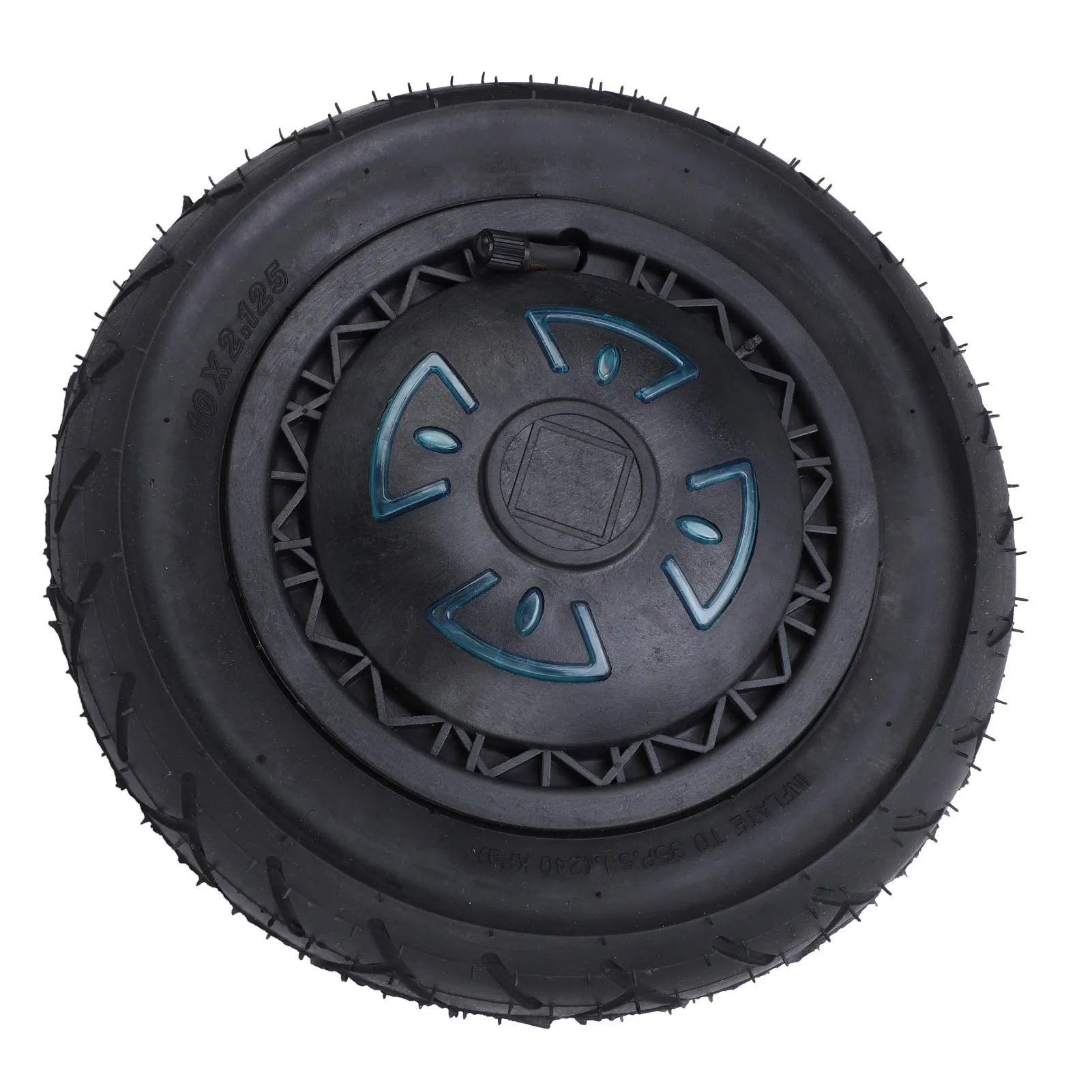 Electric Scooter Motor Wheel Noiseless Rubber Aluminum Alloy Scooter Hub Motor 10 Inch  Brushless Shock Absorbing for DIY