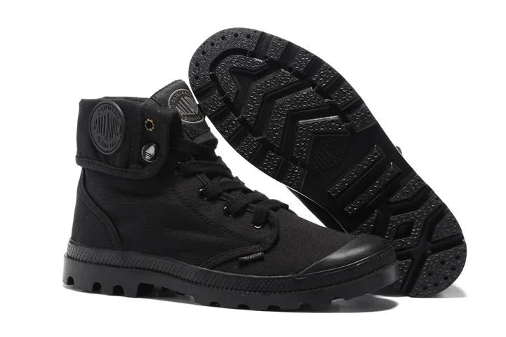 Original PALLADIUM Pallabrouse Green Sneakers Turn Men Women Workwear Ankle Boots Canvas Casual Shoes Walking Shoes Eur39-45