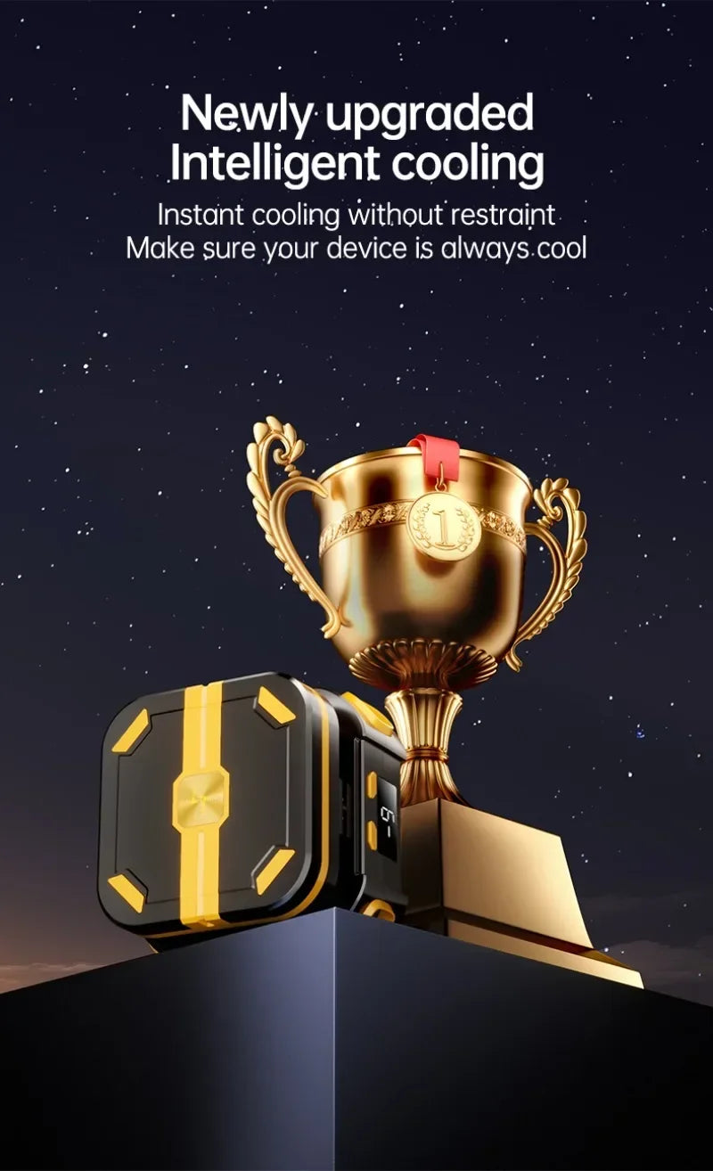 P70 NEW 10W Mobile Phone Semiconductor Cooling Fan Radiator with 2000mAh Battery PUBG Game Cooler for IPhone Android Universal