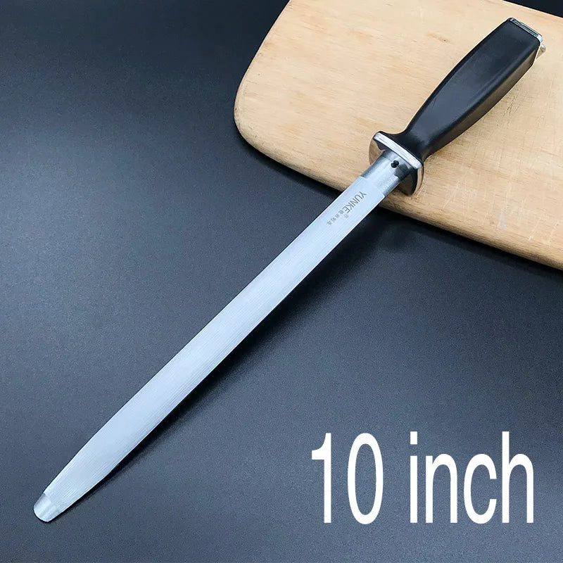 Diamond Sharpening Rod Tungsten Steel Carbon Steel  Kitchen Gadgets Slaughterhouse Butcher Ceramic Household Knife Sharpener