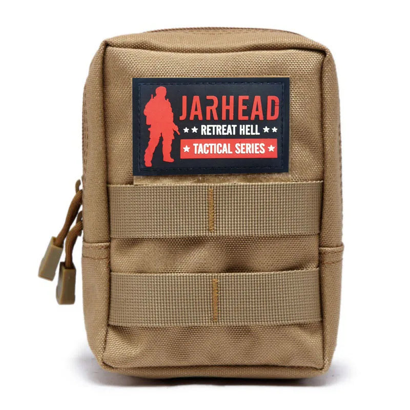 Tactical MOLLE Pouch EDC Utility First Aid Kit Bag Outdoor Waist Pack Water Resistant Nylon Gear Organizer for Hiking Camping