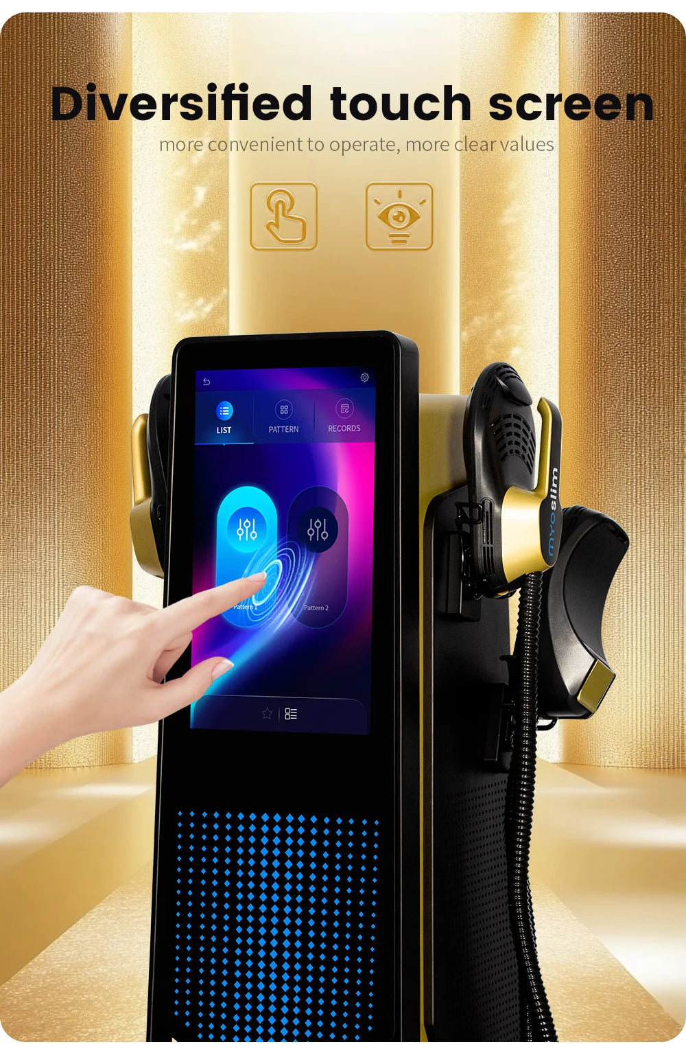 MYOslim Neo EMS RF Body Sculpting Machine 8500W 200HZ Muscle Stimulator Shaping Fitness Beauty Device