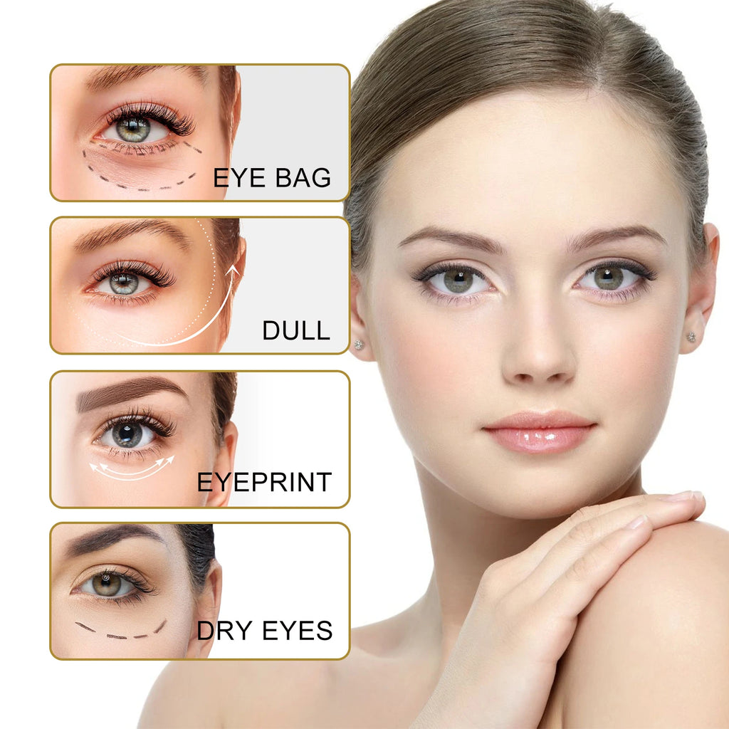 Firming Hydrating Eye Roller Serum - Targets Dark Circles, Diminishes Fine Lines, Gentle Nourishing Eye Care
