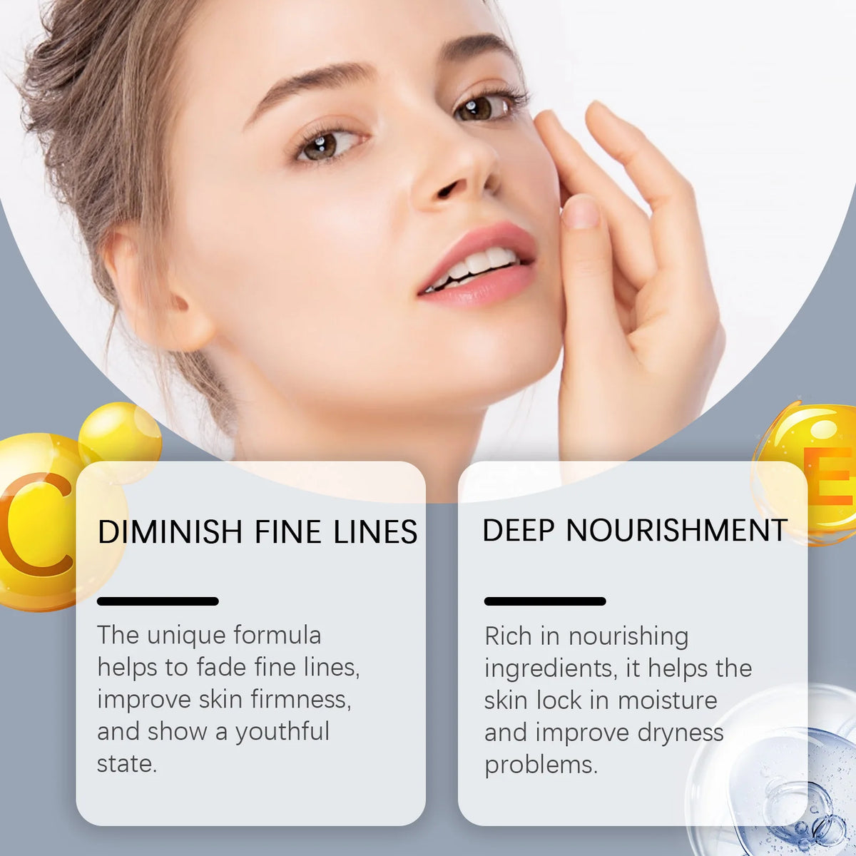 New Face Brightening Serum For Glowing Skin Tightening & Firming Skin Texture Repairing Essence Korean Collagen Face Serums 30ml
