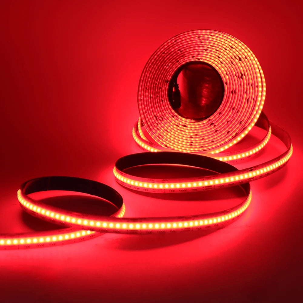 IP67 Waterproof IP21 RGB COB LED Strip DC 12V 24V 576 840LEDs/M TV BackLight Home Decoration Led Tape Diode Flexible Ribbon