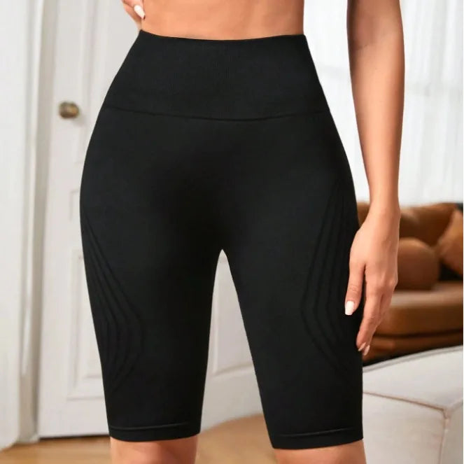 Anti-Cellulite 3D Compression Biker Shorts High Waisted Butt Lifting Tummy Control Training Cellulite Slimming Workout Shorts