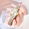 OLEVS 9956 Watch For Women Auto Date Elegant Mechanical Women Watch Waterproof Simple Fashion Business Automatic Wristwatch