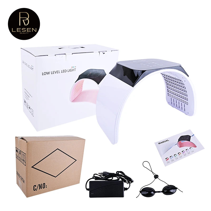 Foreverlily LED Photon Facial Beauty Machine Skin Rejuvenation Lifting Face & Body Skin Care Spa Massager Home Use Skin Rejuvena