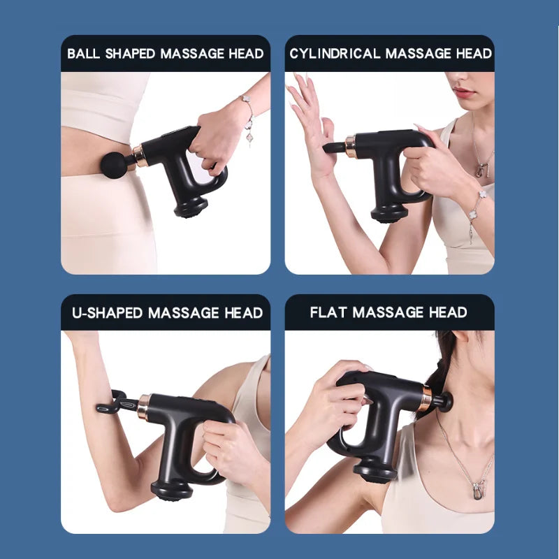 Multi-functional Fitness Massager Gun Abdominal Waist Leg Shaker Machine Fat Pusher for Body Muscle Relaxation Fascia Gun