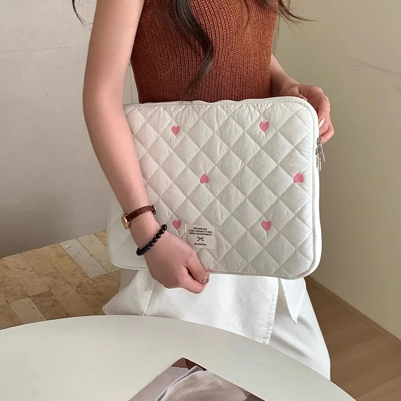 cute Laptop Sleeve Case Bag Portable Computer Cover Bag Tablet Pouch For Ipad 9.7-11 Macbook Air Pro 13 14 15 15.6 16 Inch Cover
