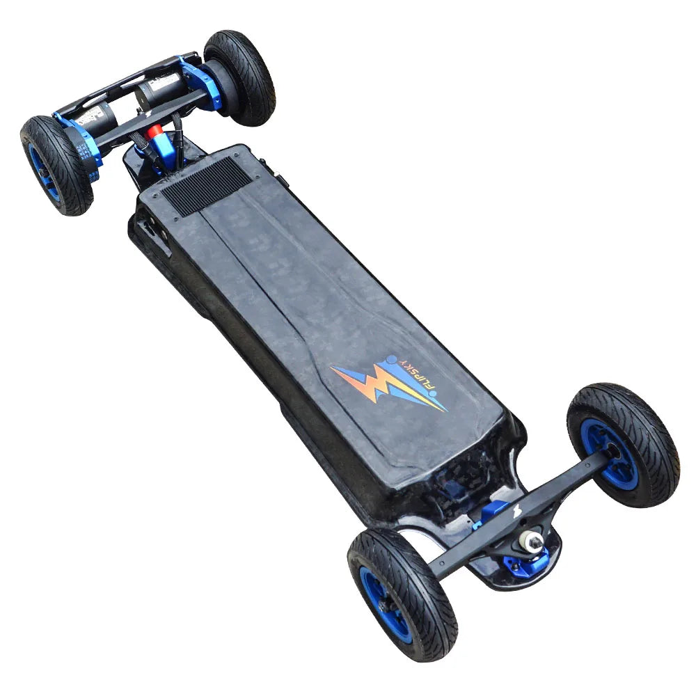 Flipsky Lightning-FS-AT2WD Top Speed Durable Carbon Fiber Deck Electric Skateboard Come With Dual FSESC6.9 12S Battery