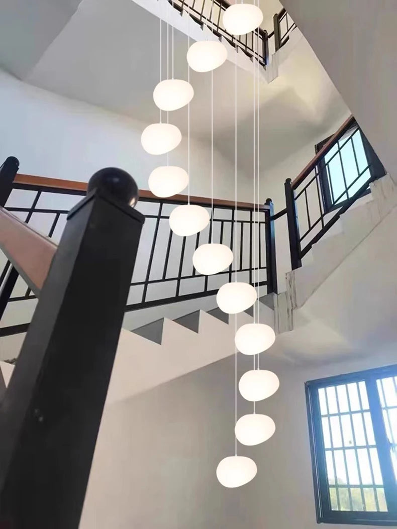 Modern home decor led lights pendant light lamps forstaircase Chandeliers for living room hanging light indoor lighting