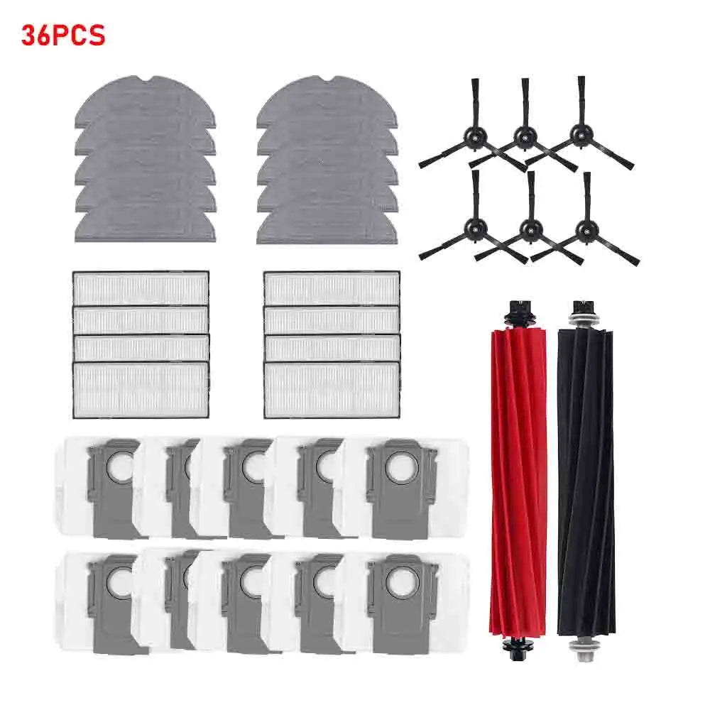 Compatible For Roborock S8 S8 Pro Ultra S8+ Robot Vacuum Cleaner Main Brush Side Brush HEPA Filter Mop Cloths Dust Bags Parts