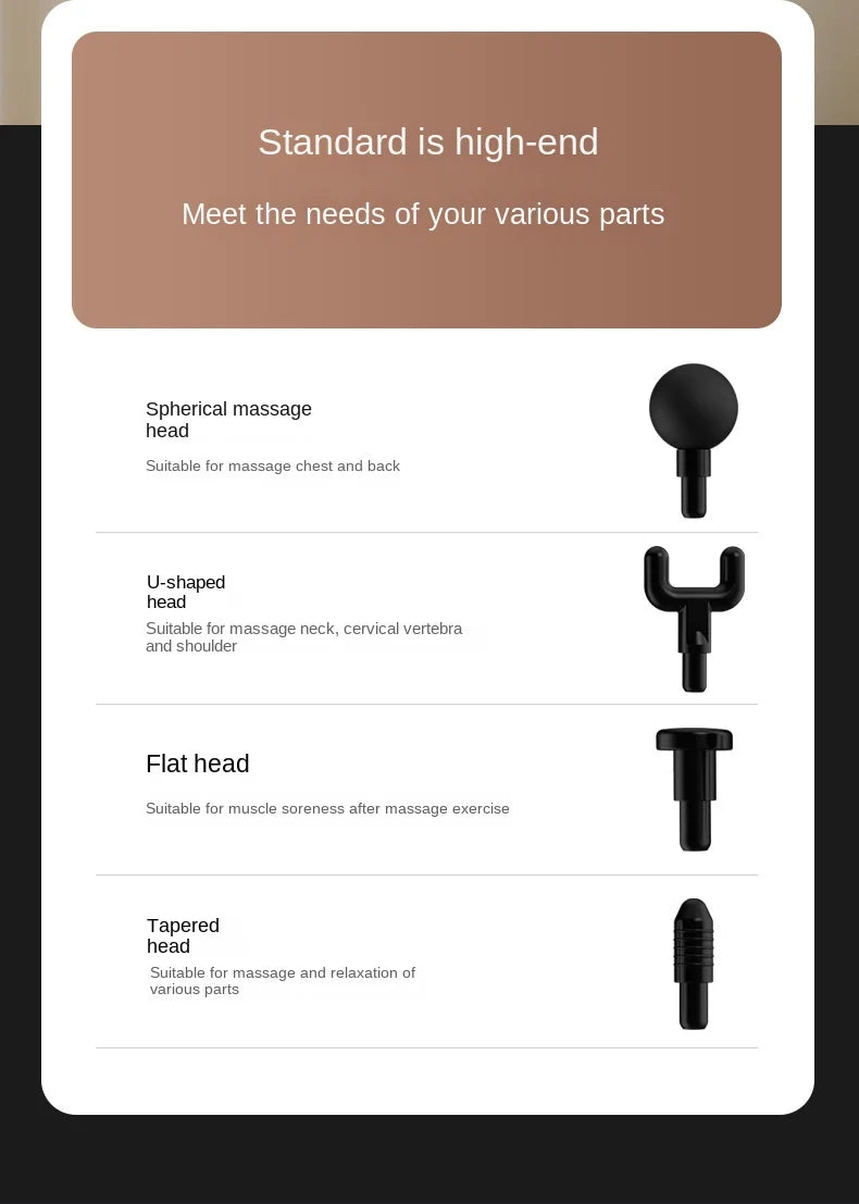 Hot Selling Multifunctional Muscle Relaxation Long-handle Massage Gun Remission Deep Tissue Percussion Body Electric Massage Gun