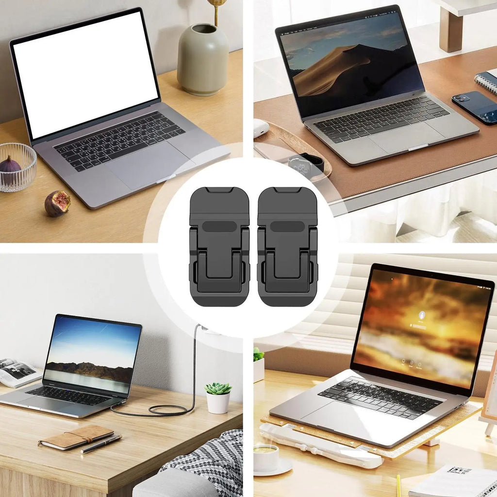2pc Computer Stand For Laptop Flexible Laptop Holder Laptop Stands For Desk Multipurpose Folding Laptop Stand Desk Laptop Stand