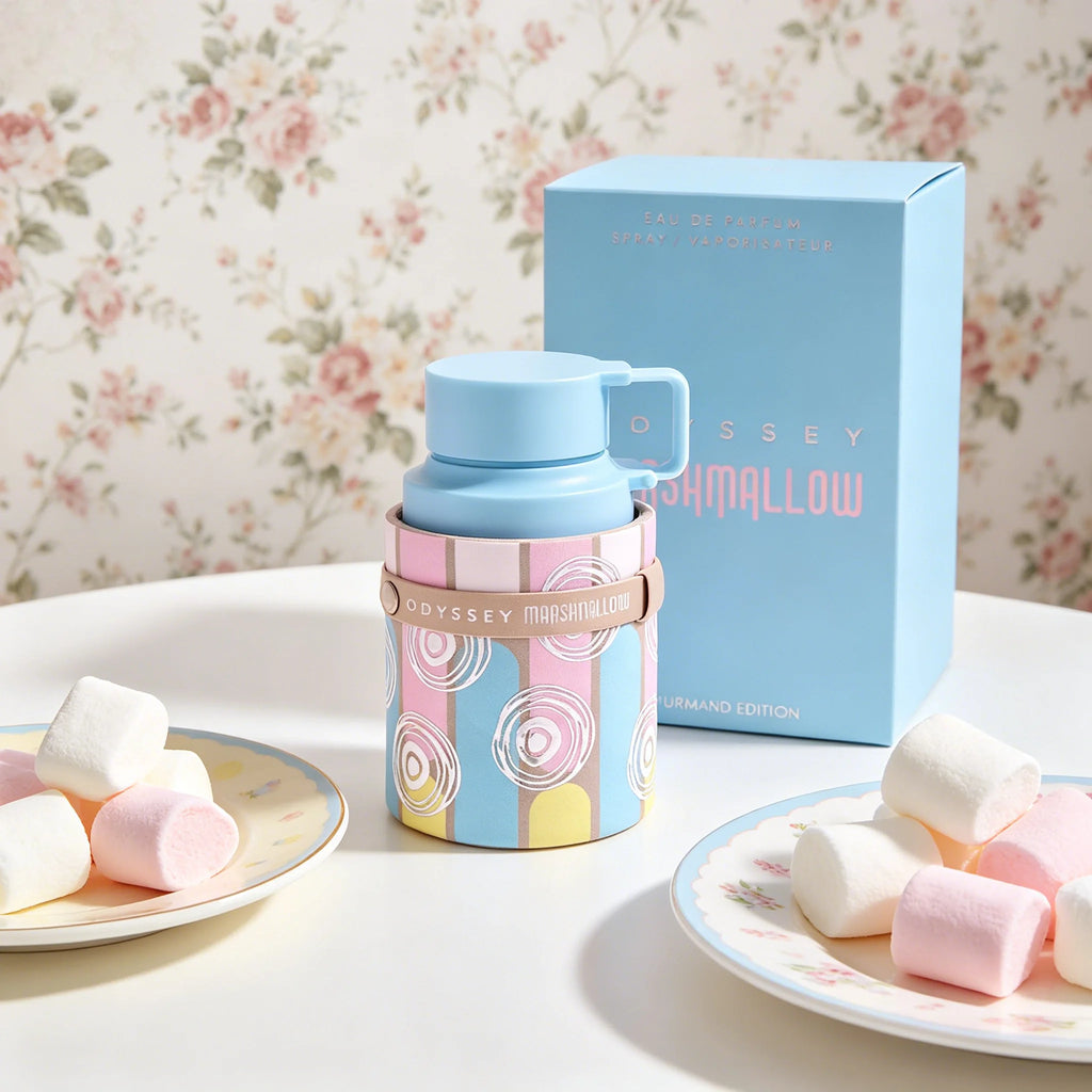 Armaf Odyssey Marshmallow Gourmand Edition Women's EDP Spray 3.4oz Cotton Candy Scent Sweet Elegant Gift Suitable