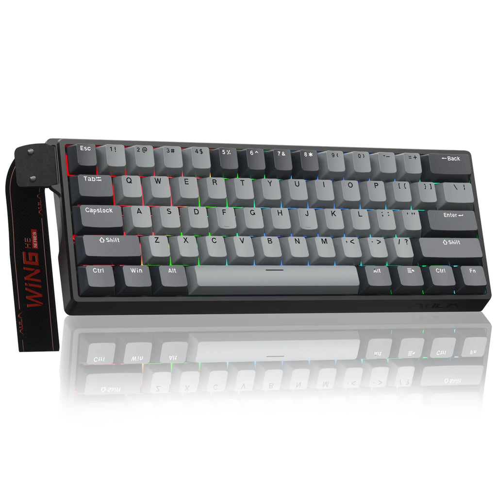 AULA WIN60 HE Pro MAX Wired Gaming Keyboard Hall Effect Magnetic Switch RT Adjustable Hot-Swap 8000Hz Esport Mechanical Keyboard