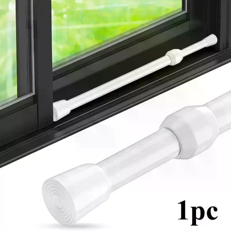 Effortless Home Organizer - Adjustable Spring-Loaded Rod - Perfect for Kitchens, Bathrooms & Doorways Without Drilling