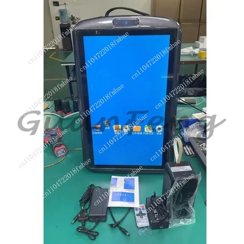 Android Backpack Advisement Player Mobile Outdoor Backpack LCD Screen Battery Powered Supply Backpack Advertising LED Screen Bag