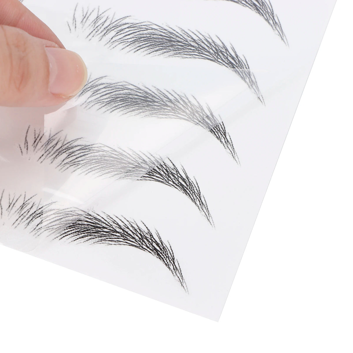 Long Lasting Eyebrow Transfers Sticker Household Portable Waterproof Safe Women Black Eyebrow Tattoo Sticker Makeup Tools