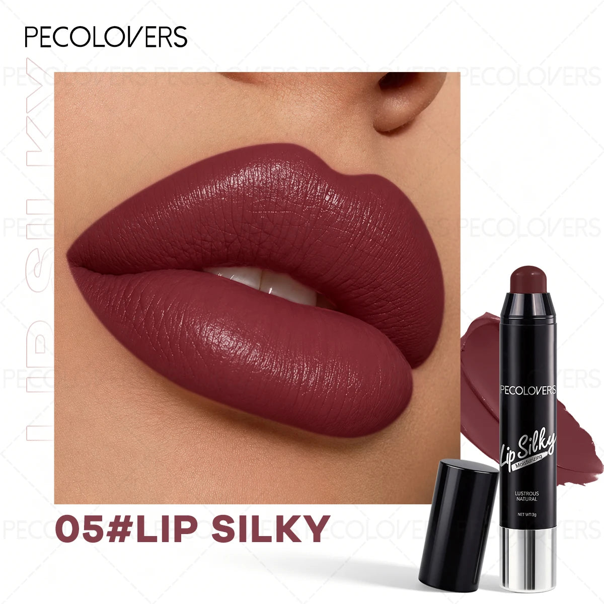 1PC Creamy Long-lasting Lipstick, Waterproof, Natural Moisturizing Lip Balm Pen, Non-stick Cup, Suitable for Date/Daily Needs