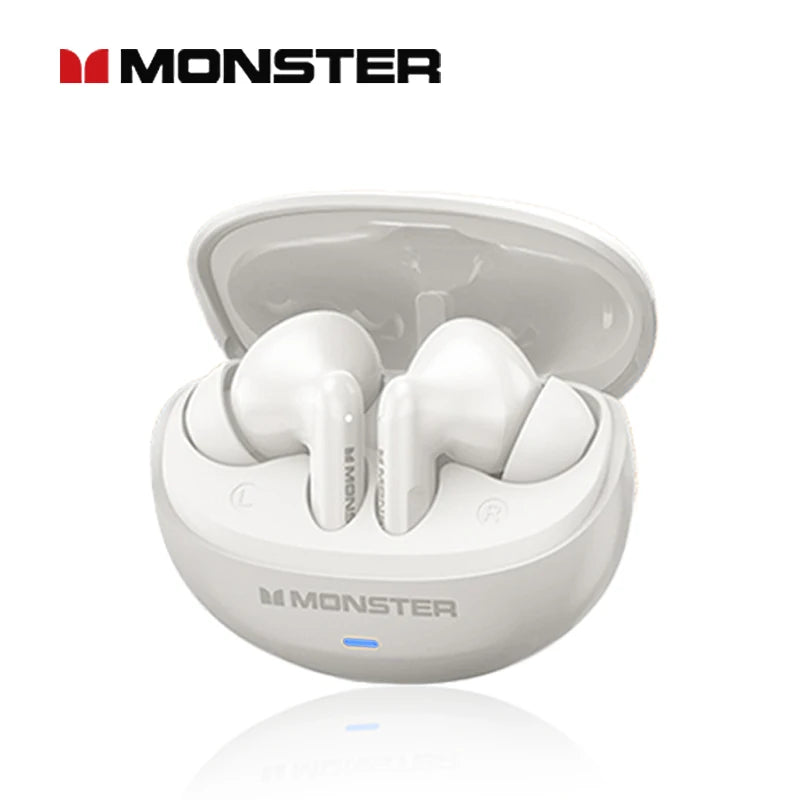 Monster MQT39 TWS Wireless Bluetooth 6.0 Earphones Hifi Stereo Earbuds Noise Reduction Headphones Gaming Sports Headset with Mic