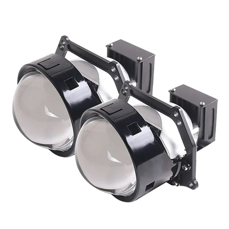 SANVI 110W F50 3.0 Bi LED Lenses with LED Angel Eyes Shrouds for Headlights Hella G5 3R Projector LHD RHD Car Light Retrofit