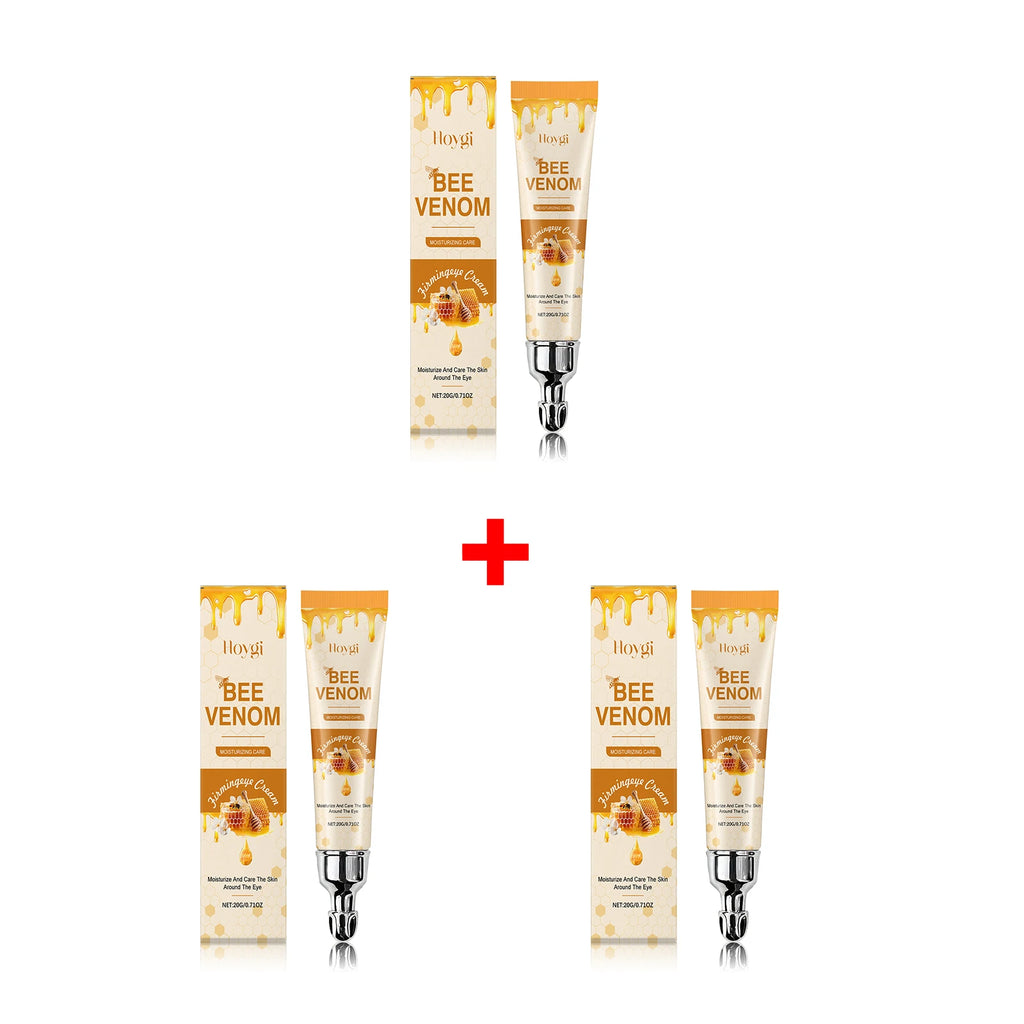 Bee Venom Firming Eye Cream Smoothing Fine Lines Hydrating Fade Under-Eye Dark Spots, Reduce Puffiness Eye Care Moisturizer