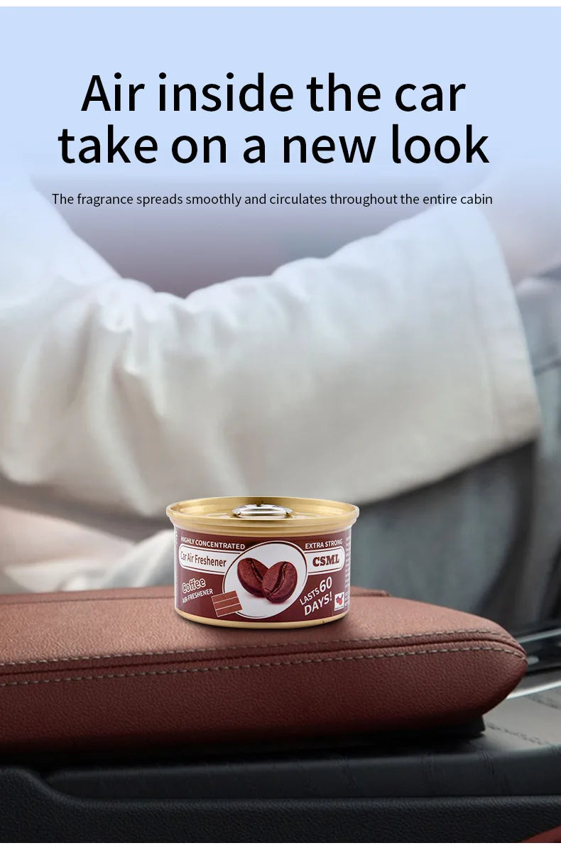 Best-selling Wooden Block Canned Car Aromatherapy Fragrance Paste Deodorizing Air Freshener High-end Solid Perfume