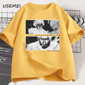 Jayvik T-Shirt Men Women Vintage Style Jayce X Viktor Arcane Printed T-shirts Men Cotton T Shirts High Quality Streetwear Tee
