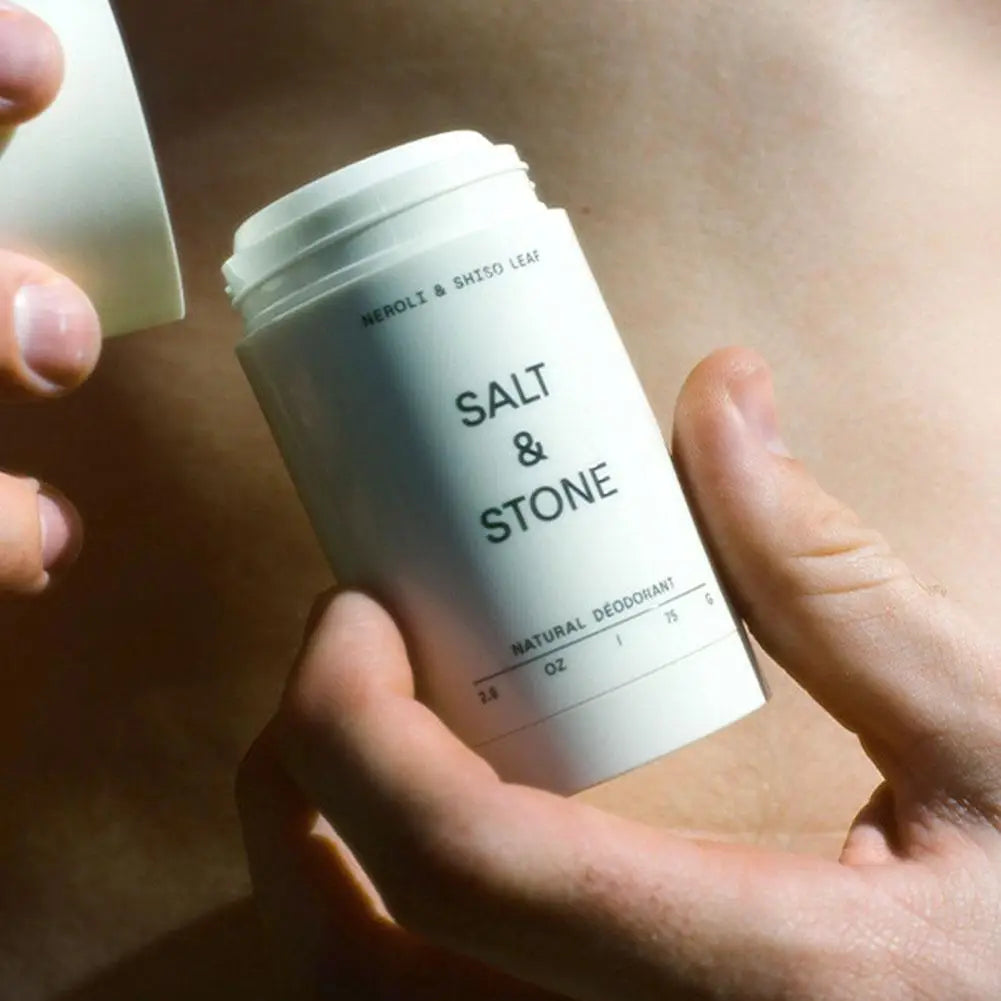 SALT& STONE Brand Deodorant Black Rose Oud Neroli Basil Eliminate Body Odors Fragrance Blam Stick Unisex Natural Plant Deodorant