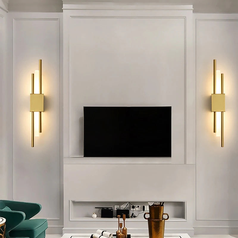Modern Led Wall Lamp Indoor Lighting Nordic Decoration Wall Lights Living Room Corridor Bedroom Bedside Sconces Bathroom Mirror