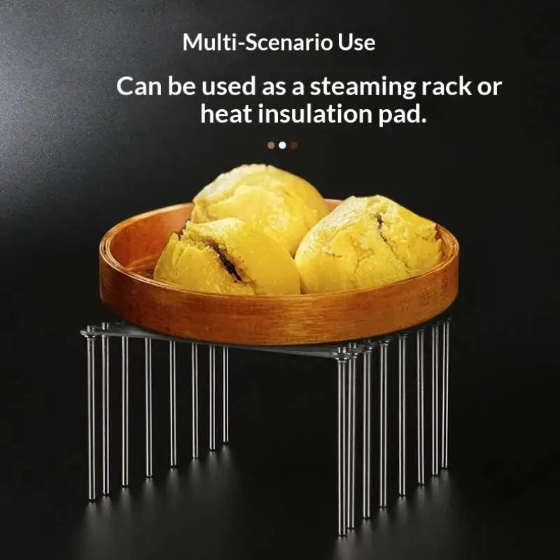 Stainless Steel Dish Rack Adjustable Kitchen Drainer Foldable Utensil Holder For Dishes Cups Pots & Lids Space Saving