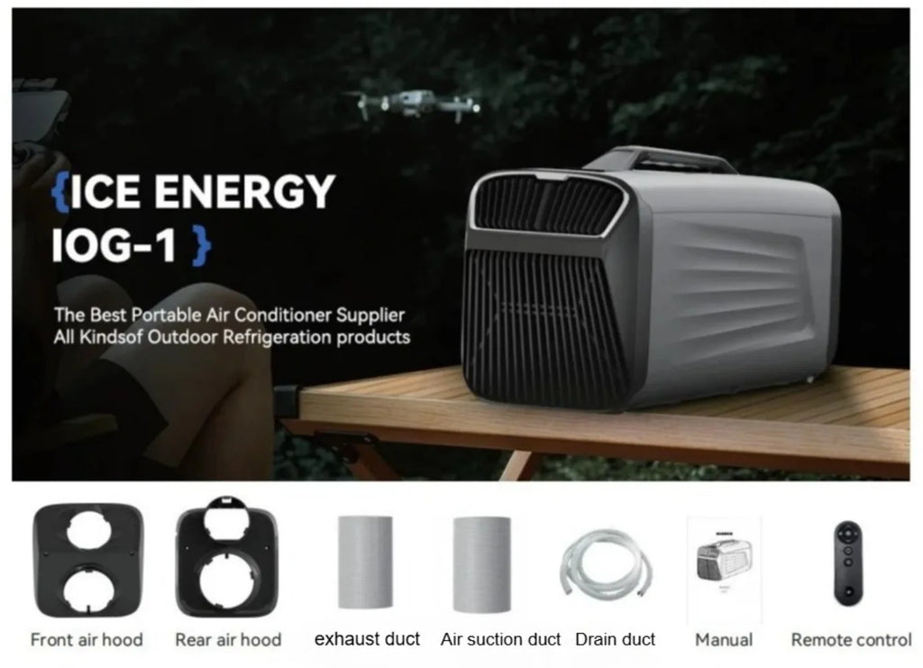 Hot Sale New Portable  Air Conditioner – 5200 BTU  with Power Station Support Great for Camping  RV Travel and Outdoor Use