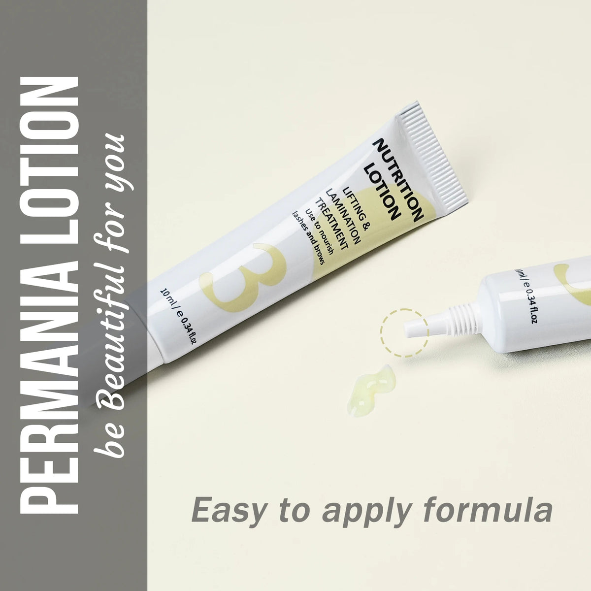 PERMANIA Eyebrows Lift Lotion Single Bottle Brow Lamination Perm Cream 1#2#3 Lotion Emulsion Eyelash Lifting Makeup Tool