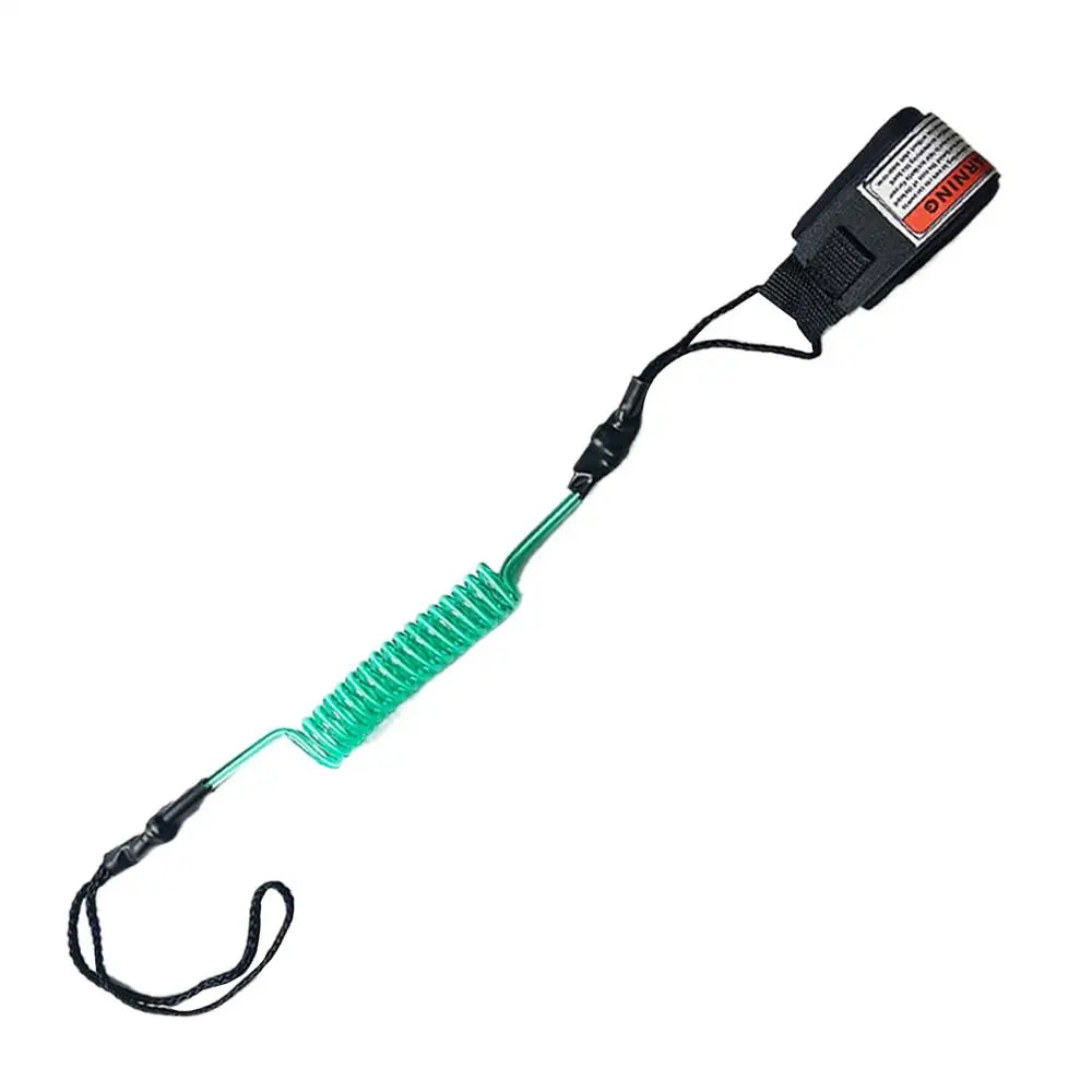 TPU Surfboard Leash Adjustable Safety SU P Spring Wrist Strap Stand-Up Paddle Board Leg Rope Floating Boards Surfing Accessories