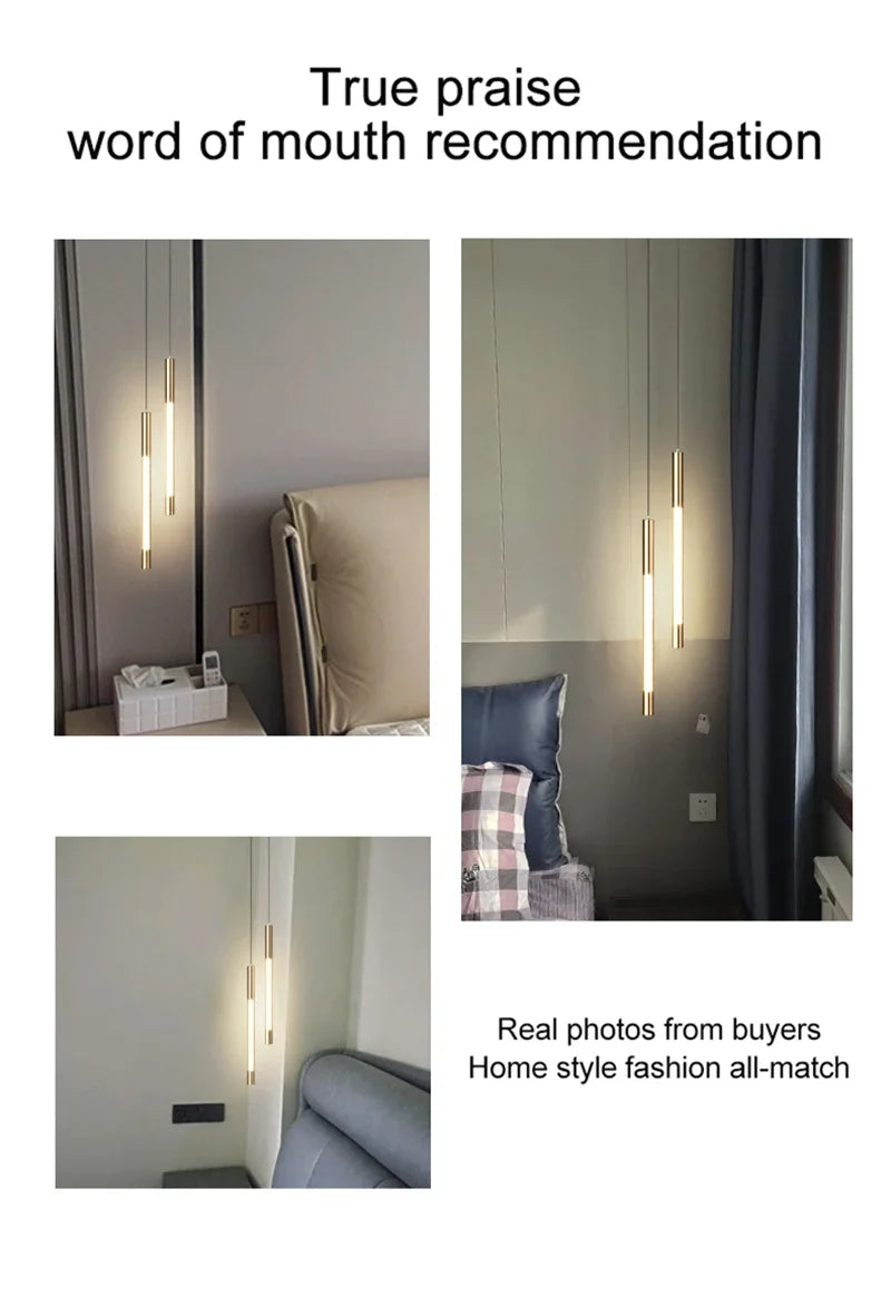 Nordic Led Pendant Lights Indoor Lighting Decoration Home Bedroom Bedside Light Living Dining Table Room Corridor Hanging Lamp