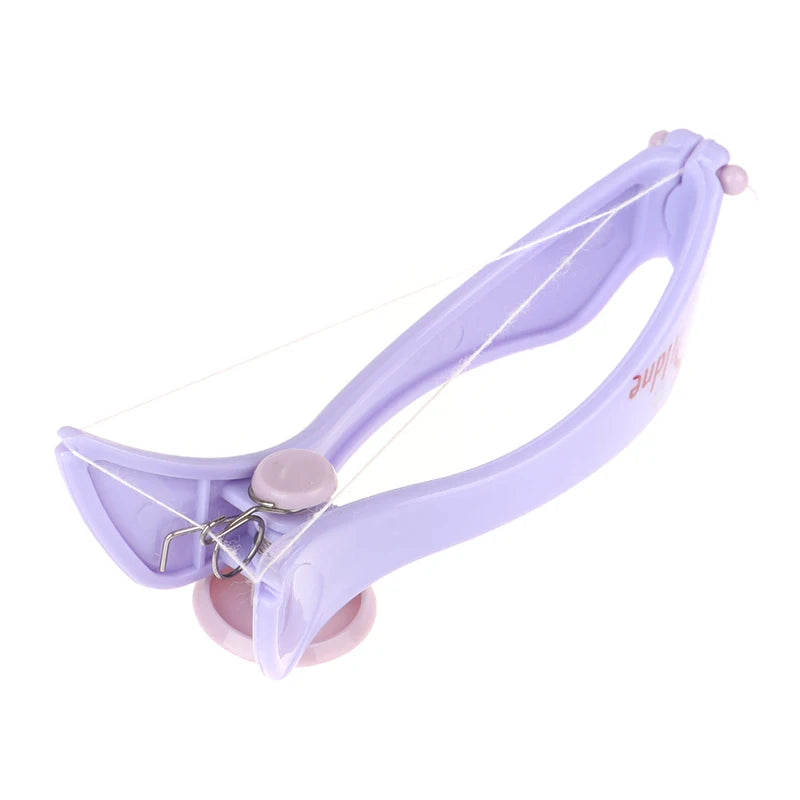 Women Hair Removal Epilator Mini Facial Hair Remover Spring Threading Face Defeatherer for Cheeks Eyebrow DIY Makeup Beauty Tool