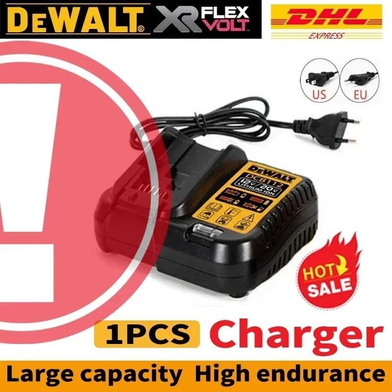 DeWALT 100% Original Battery 20V/60V 6Ah 9Ah MAX FlexVolt for DCB606 DCB205 DCB206 DCB209 DCB182 Power Tool with Battery
