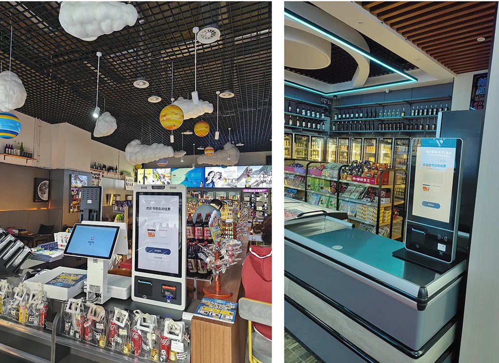 21.5/24/2732/43 Inch Capacitive Touch Screen NFC Enabled Card Reader  Wi-Fi Windows/Android Restaurant/Supermarket POS