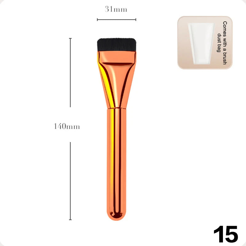 Ultra Thin Foundation Brush Lightweight Face Contour Brush Flat Contour Brush Blending Foundation Cream Makeup Brushes Beauty