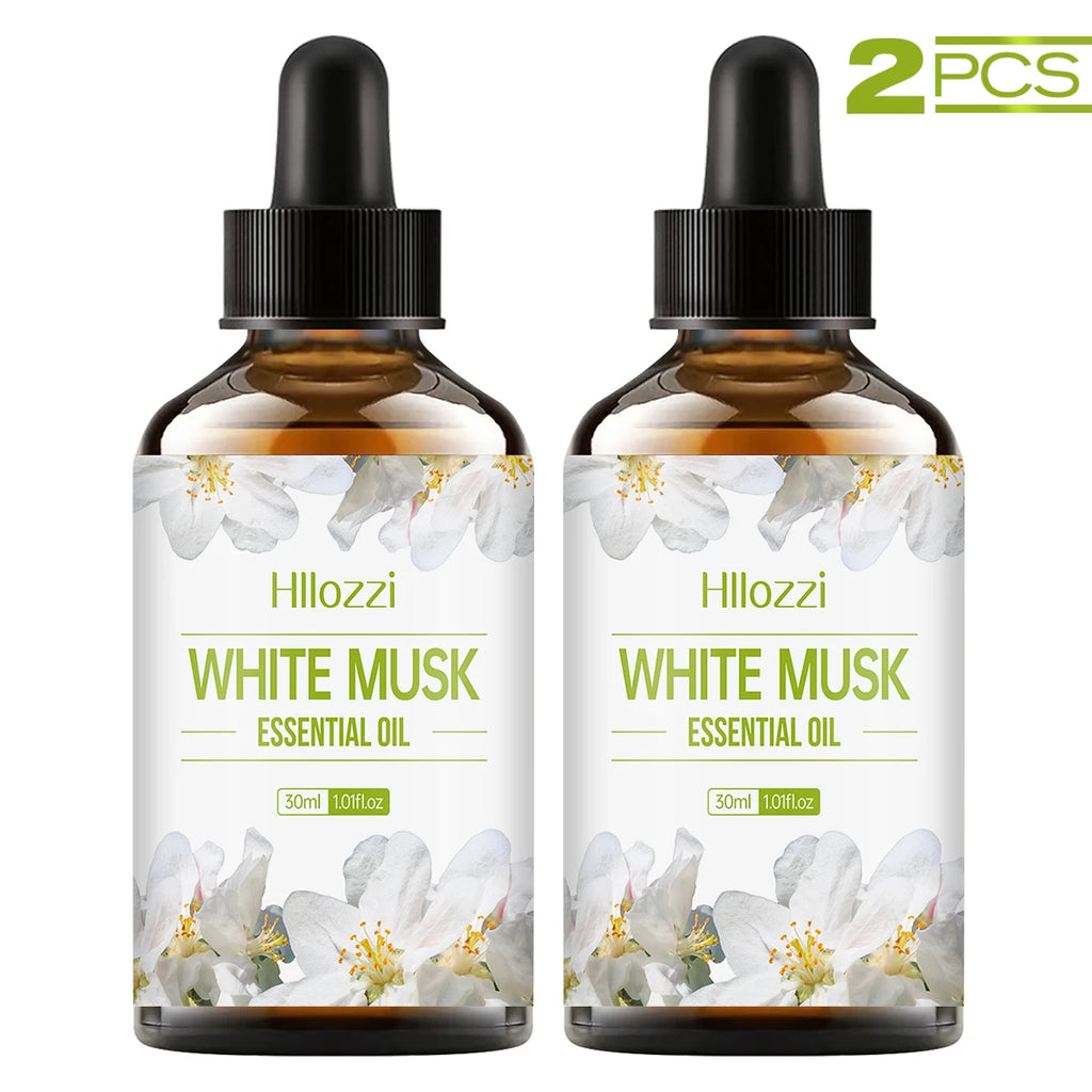 White Musk Essential Oil White Vanilla Rich Smell Skin Care Hair Care Hydrating Moisturizing Aromatherapy Candle