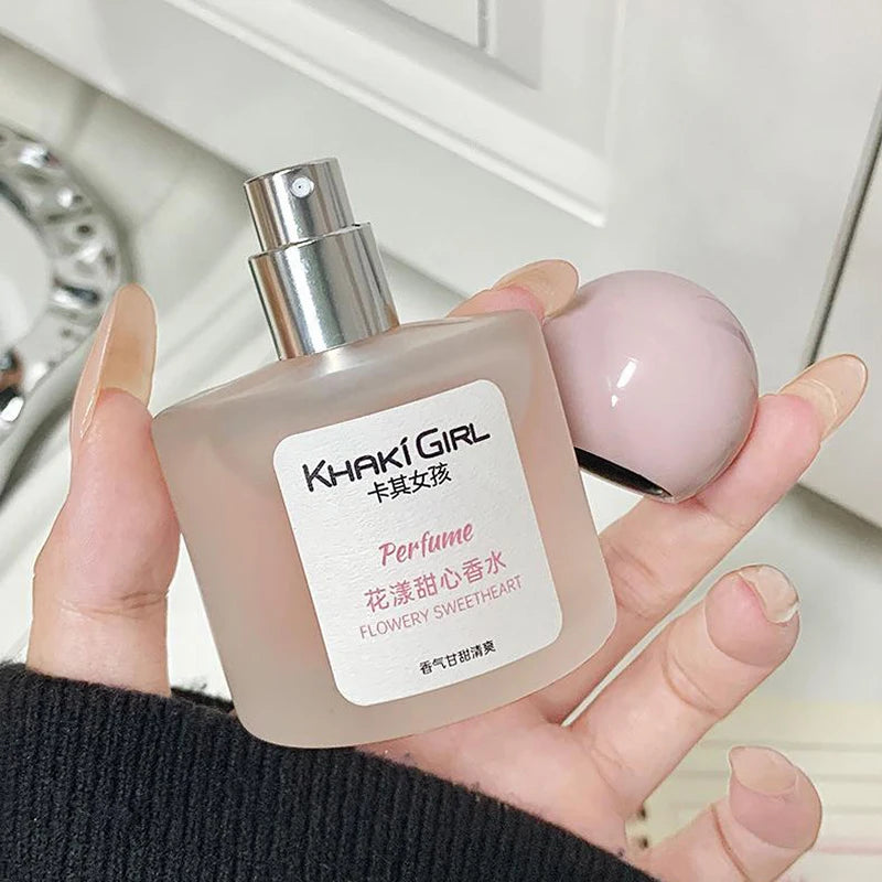Girl Women Perfume Flowery Scent Long Lasting Light Fragrance Eau De Toilette Portable Ladies Perfume For Dating Daily Gift