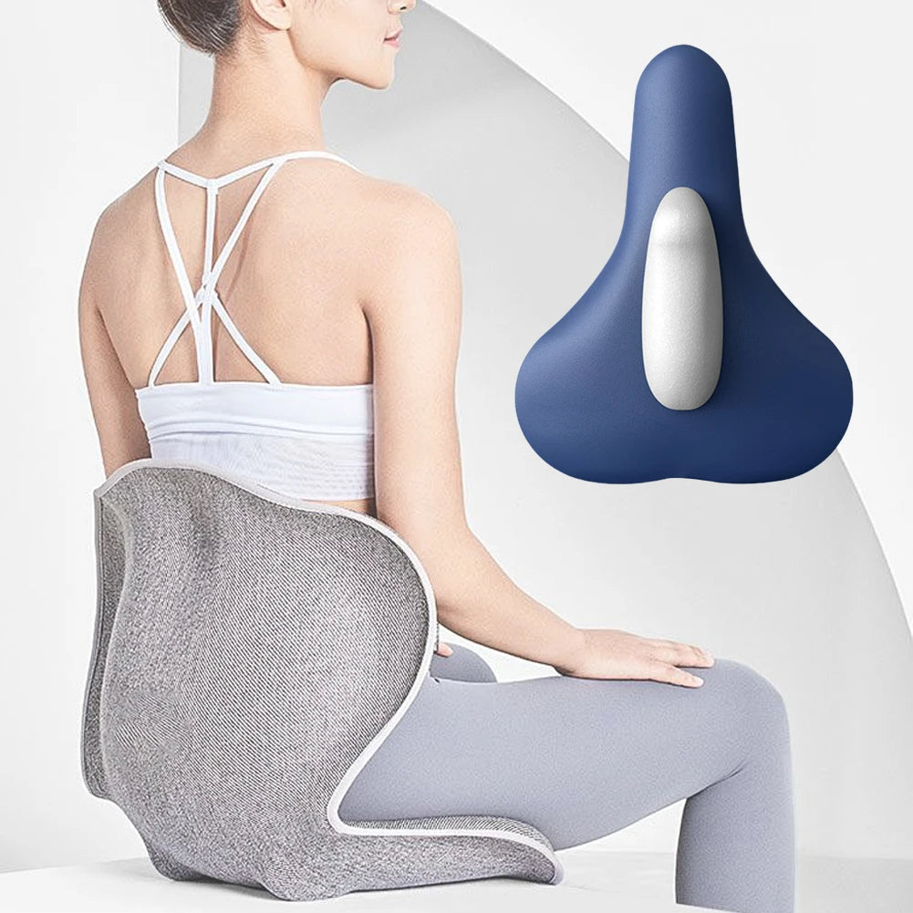 Electric Pelvic Floor Muscle Trainer Kegel Exerciser Massage Cushion Ergonomic USB Rechargeable Hip Strengthener Exercise Tool