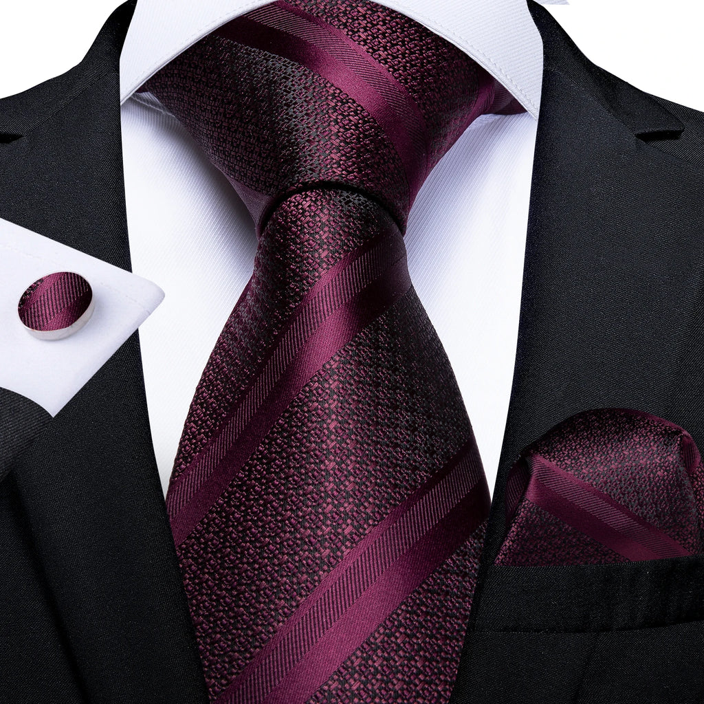 8cm Men's Polyester Ties Pocket Square Cufflinks Green Gold Paisley Wedding Party Accessories Necktie Gift