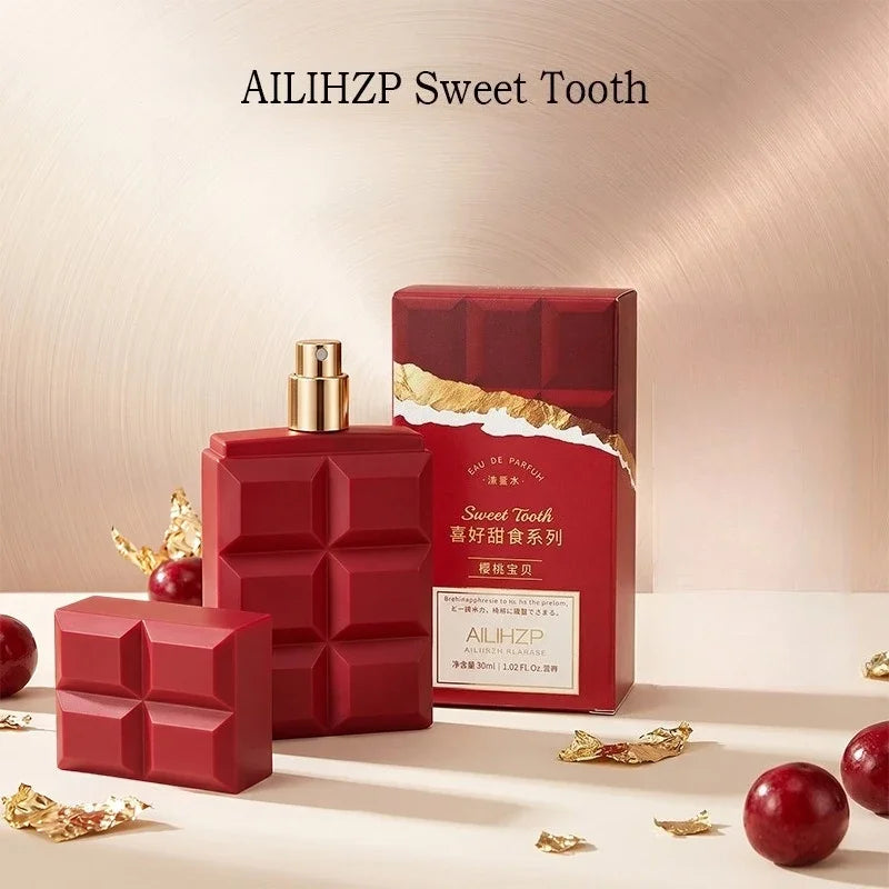 Sweet Chocolate Unisex Perfume 75ml Sweet Fragrance Long-lasting Scent Body Spray Creative Design Must-have For Daily Commutes