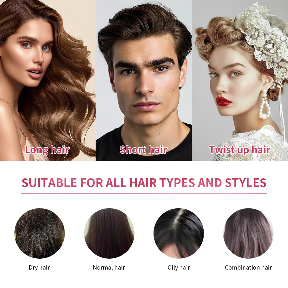 Edge Control Hair Styling Cream For Men Anti Frizz Moisturizing Non Sticky Curl Defining Smoothing Hair Wax For Hairline Edge