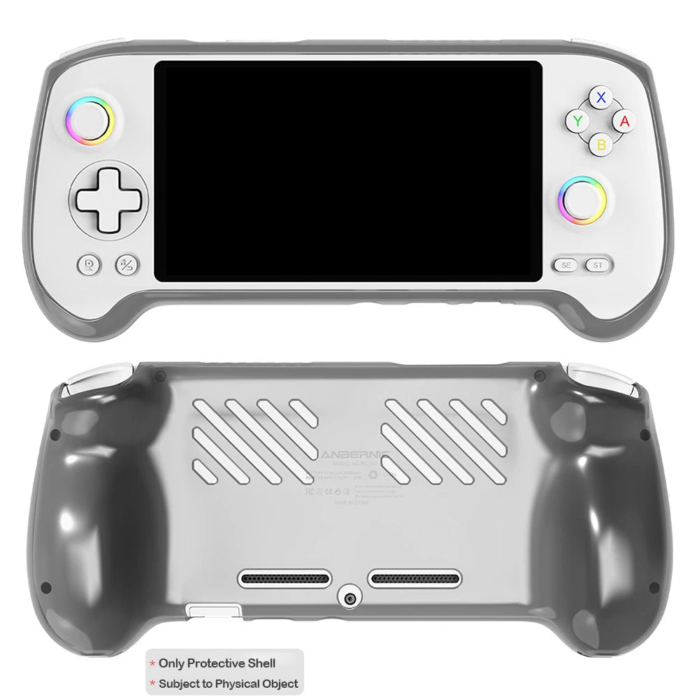 Transparent TPU Case For Anbernic RG557 Handheld Game Console Protective Cover Anti-Scratch Anti-fall Storage Cover Case